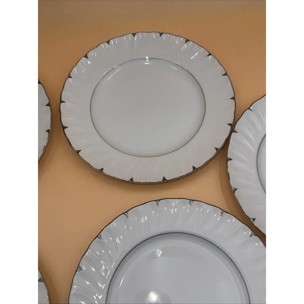 Set of 8- Vintage Salad Plates Harmony House Heirloom Fine China #3512, 7 1/2